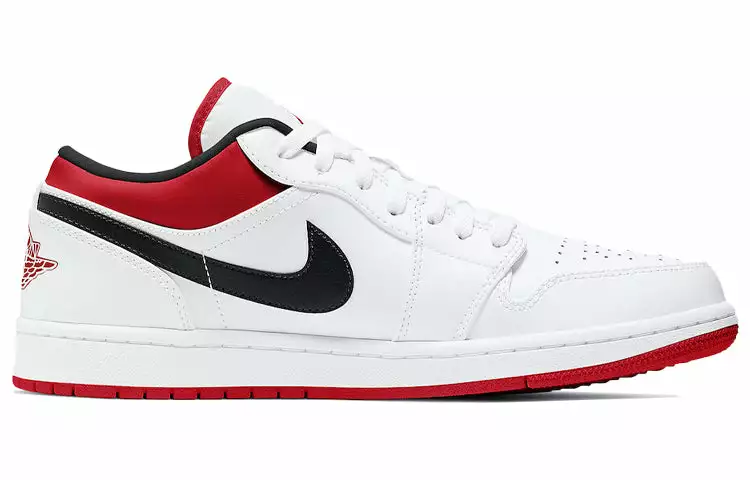 Air Jordan 1 Low 'White University Red' 553558-118 2 Air Jordan 1 Low 'White University Red' 553558-118 - Image 2