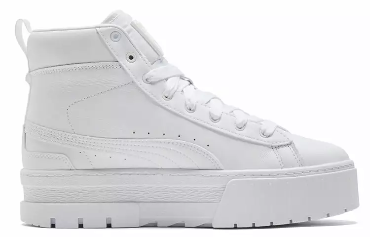 (WMNS) PUMA Mayze Mid 'Triple White' 381170-01 2 (WMNS) PUMA Mayze Mid 'Triple White' 381170-01 - Image 2