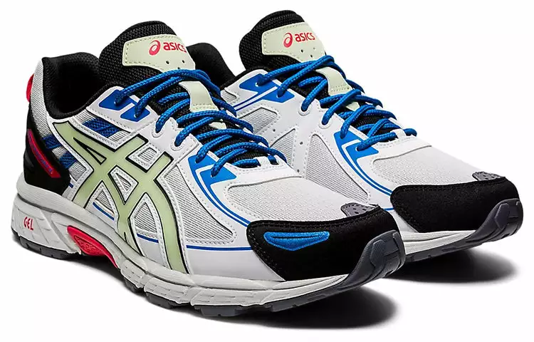 Asics Gel-Venture 6 White Grey Green Blue Men Running Sports Shoes 1201A366-020 3 Asics Gel-Venture 6 White Grey Green Blue Men Running Sports Shoes 1201A366-020 - Image 3