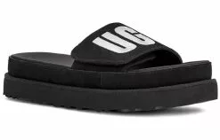 (WMNS) UGG Laton Slide Black Silver Slippers 'Black Silver' 1110110-BSVR -Air-jordan Sales Shop 2 13b00648 9e72 471c 81ed 9c9a47529406