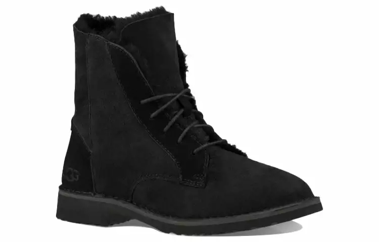 (WMNS) UGG Quincy Boot Short Boots Black 1012359-BLK 3 (WMNS) UGG Quincy Boot Short Boots Black 1012359-BLK - Image 3