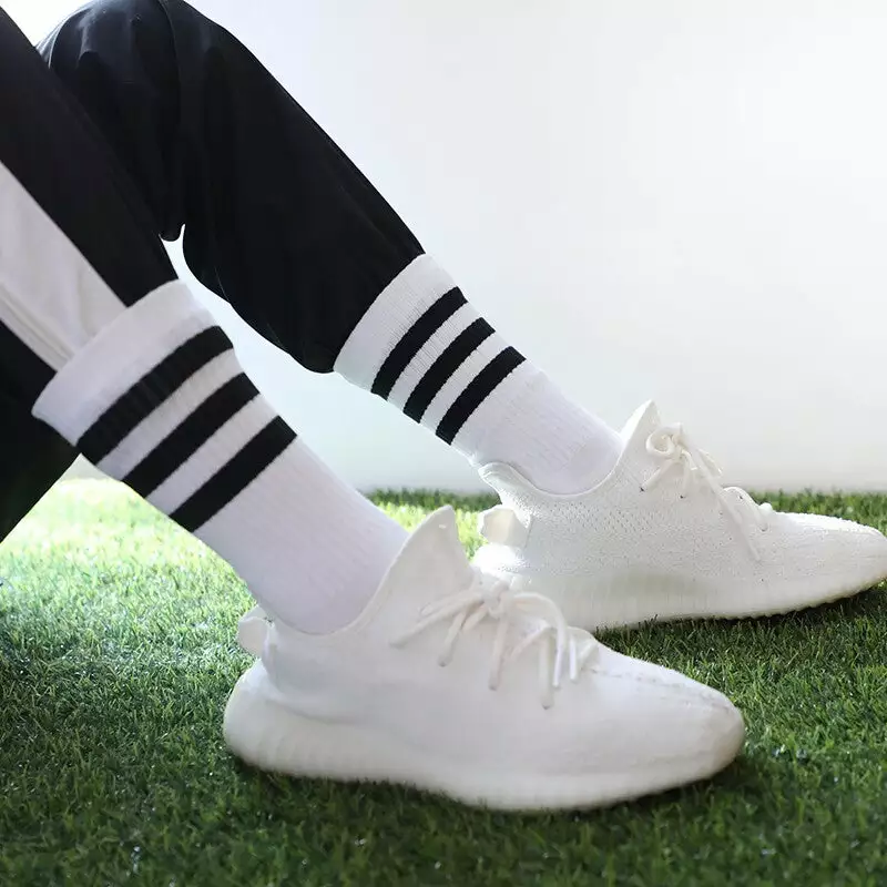 Adidas Classical Mid Sports Basketball Socks Unisex White FH6628 4 Adidas Classical Mid Sports Basketball Socks Unisex White FH6628 - Image 4