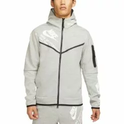 Men's Nike Printing Full-Length Zipper Cardigan Jacket Gray DM6475-063 -Air-jordan Sales Shop 3 18313809 74b6 4f1a 98fa b65f1257cdf7