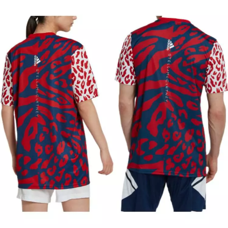adidas x Stella Mccartney Crossover Arsenal FC pre-match jersey Soccer/Football Red Jersey HI2144 4 adidas x Stella Mccartney Crossover Arsenal FC pre-match jersey Soccer/Football Red Jersey HI2144 - Image 4