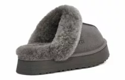 (WMNS) UGG Disquette Fluff Gray Slippers 1122550-CHRC -Air-jordan Sales Shop 4 75ac5912 62b4 462f 9e1a c0c6302a80da