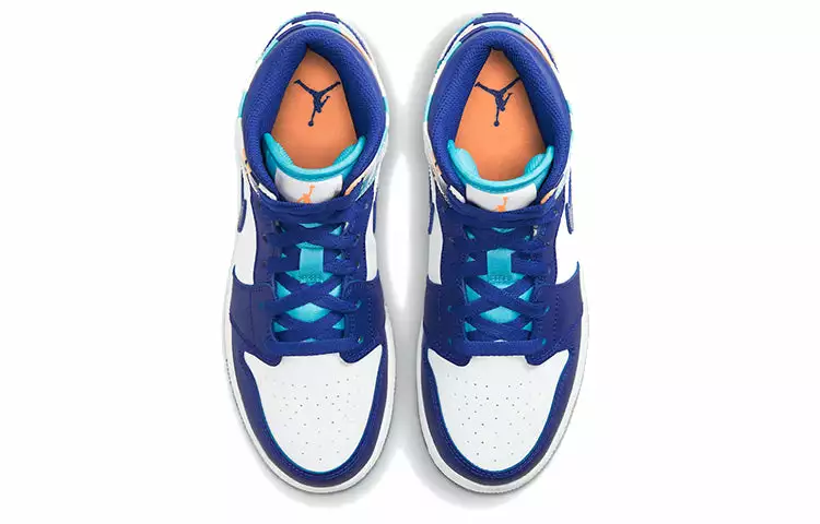 (GS) Air Jordan 1 Mid 'Geometric Pint' 555112-105 5 (GS) Air Jordan 1 Mid 'Geometric Pint' 555112-105 - Image 5