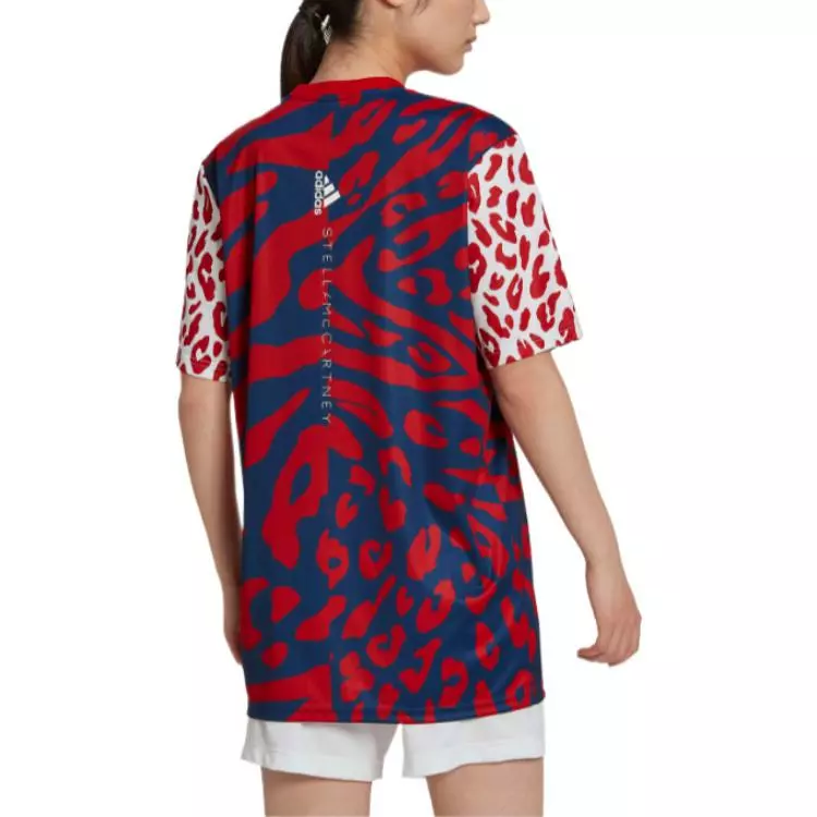 adidas x Stella Mccartney Crossover Arsenal FC pre-match jersey Soccer/Football Red Jersey HI2144 7 adidas x Stella Mccartney Crossover Arsenal FC pre-match jersey Soccer/Football Red Jersey HI2144 - Image 7