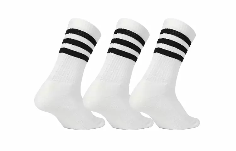Adidas Classical Mid Sports Basketball Socks Unisex White FH6628 7 Adidas Classical Mid Sports Basketball Socks Unisex White FH6628 - Image 7