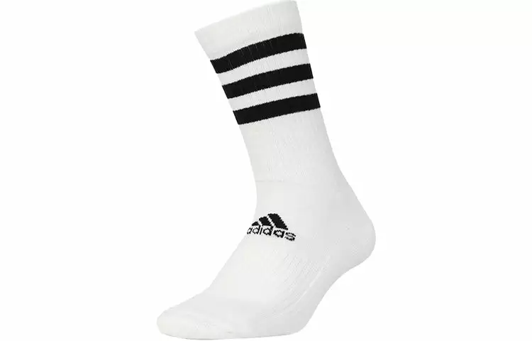 Adidas Classical Mid Sports Basketball Socks Unisex White FH6628 8 Adidas Classical Mid Sports Basketball Socks Unisex White FH6628 - Image 8