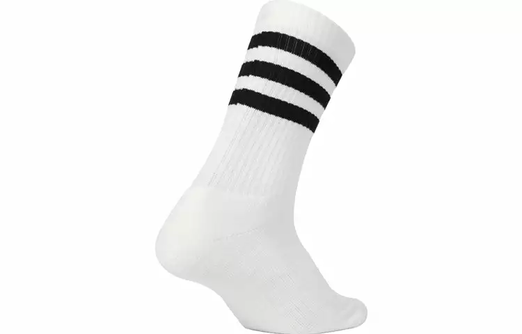 Adidas Classical Mid Sports Basketball Socks Unisex White FH6628 9 Adidas Classical Mid Sports Basketball Socks Unisex White FH6628 - Image 9