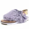 (WMNS) UGG HOLLY Large Fashion Dark Purple Sandals 1102770-MTPP