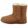 (KIDS) UGG Keelan Velcro Fleece Lined Brown 1096089T-CHE