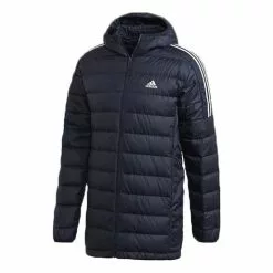adidas Fashion Comfortable Warm Down Jacket Men Hide Blue GH4605