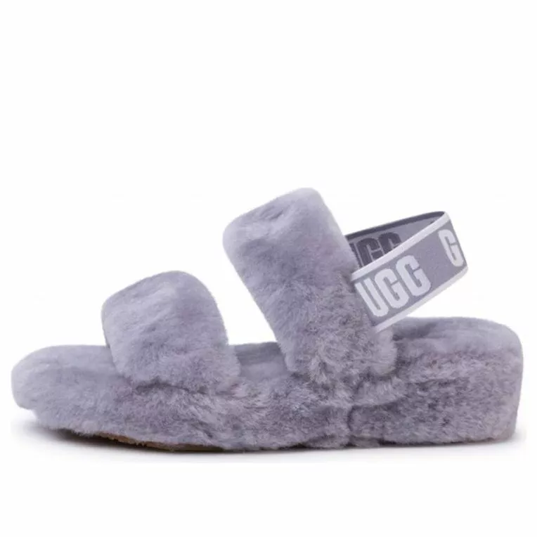 (WMNS) UGG Oh Yeah Sandals Gray Purple 1107953-SAMT 1 (WMNS) UGG Oh Yeah Sandals Gray Purple 1107953-SAMT