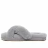 (WMNS) UGG Abela Gray Purple Slippers 1017548-SAMT