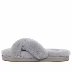 (WMNS) UGG Abela Gray Purple Slippers 1017548-SAMT
