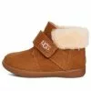 (KIDS) UGG Nolen Turn Fur Short Boots Brown 1106229T-CHE