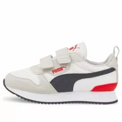 (Little Kid) PUMA R78 'White High Risk Red' 373617-24