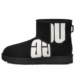 (WMNS) UGG LOGO 1127051-BLK