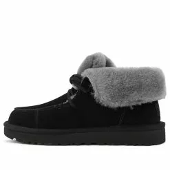 (WMNS) UGG Diara Lacing Fleece Lined Black 1113090-BLK